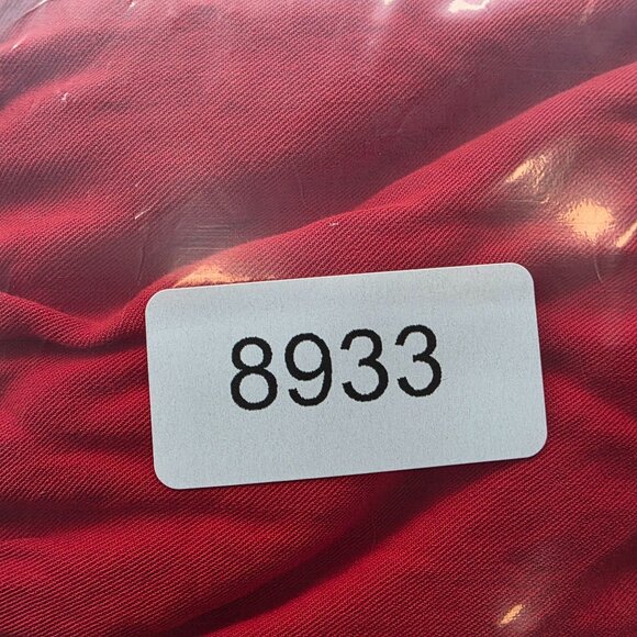 Womens Arabess Red Sleeveless Smocked Bodice Tiered Tank Dress 100% Rayon Size L - Picture 10 of 10